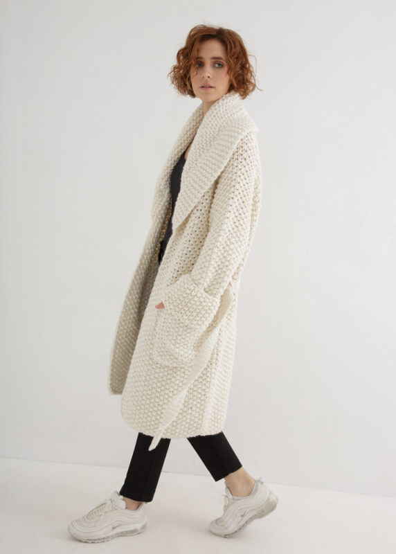 Coat knitting pattern amzing and unique – Through the Stitch