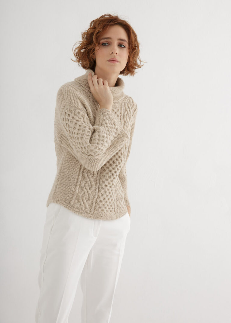 An amazing Cable Sweater Knit Pattern – Through the Stitch