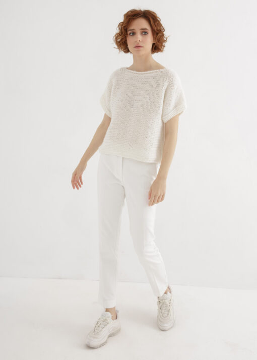 Horizontal knitted Sweater