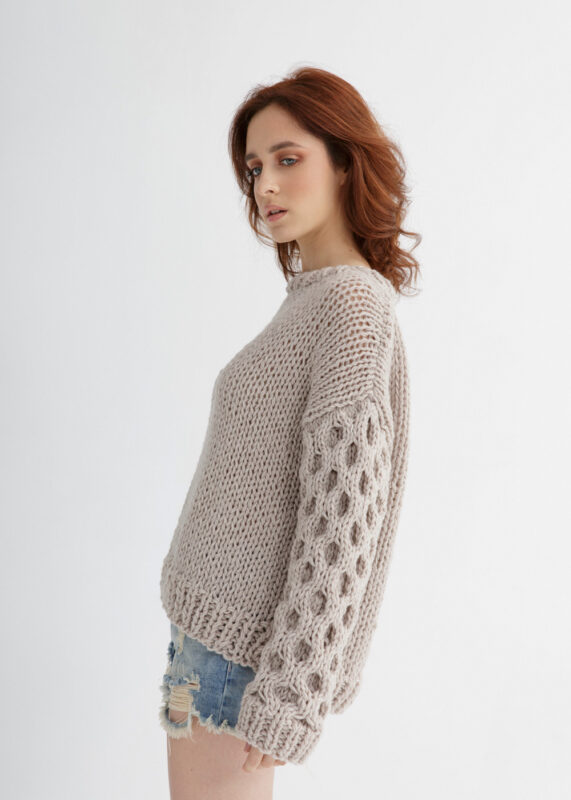 Chunky Sweater Knit Pattern unique – Through the Stitch