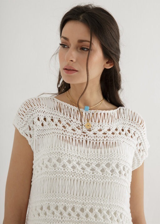 lace top knitted pattern