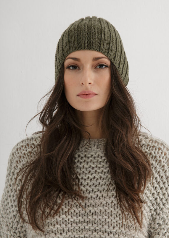 A Ribbed Beanie Knitting Pattern – Through the Stitch