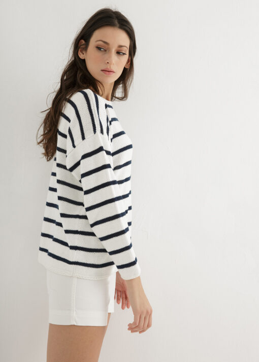 Striped Sweater Knitted Pattern