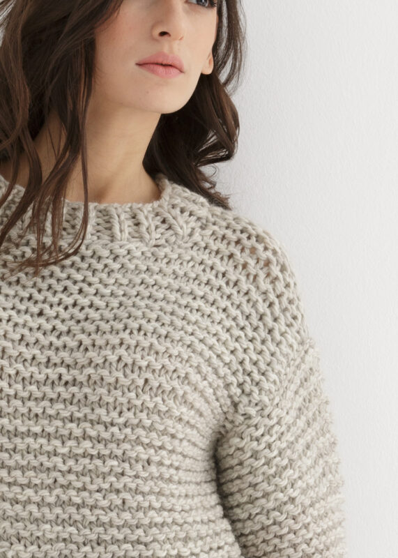 Basic Sweater Knitting Pattern simple – Through the Stitch