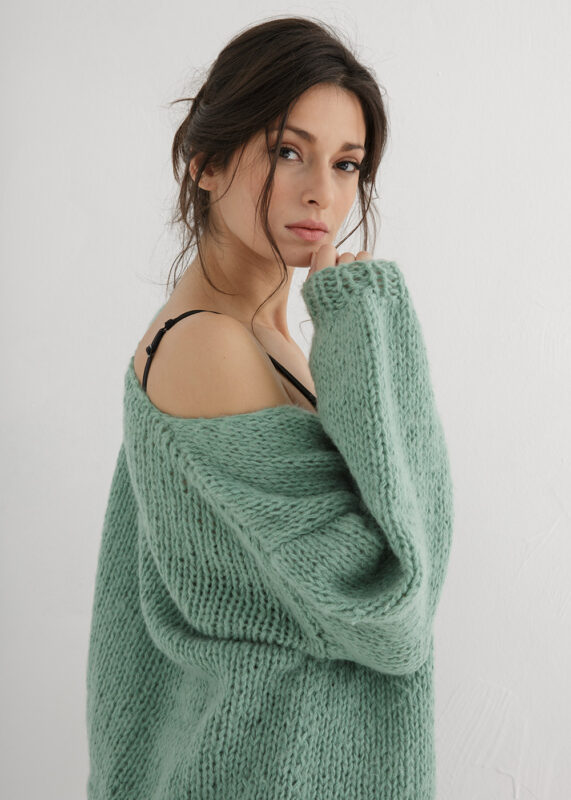 V Neck Sweater Pattern easy and amazing – Through the Stitch