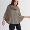 Cable Poncho Knitting Pattern